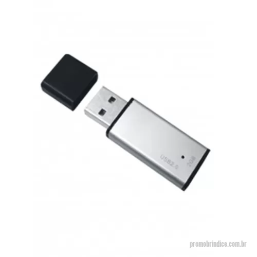 Pen Drive personalizado - Pen Drive capacidade de 4GB/8GB. Corpo de metal e detalhes em plástico.