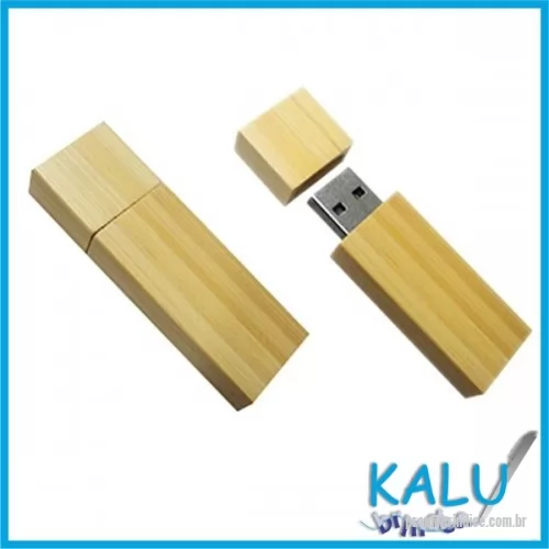 Pen Drive personalizado - PEN DRIVE BAMBU