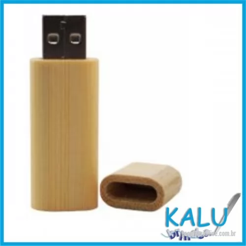 Pen Drive personalizado - PEN DRIVE BAMBU