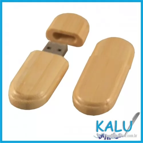 Pen Drive personalizado - PEN DRIVE BAMBU