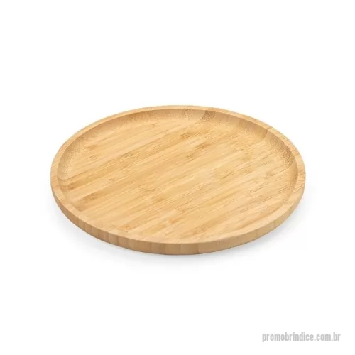 Petisqueira personalizada - Petisqueira de Bambu 25 x 25