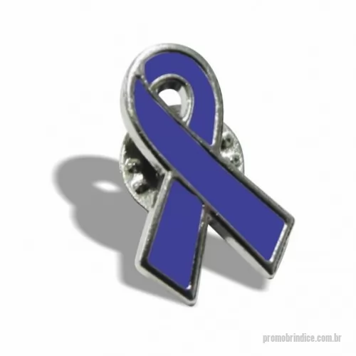 Pin personalizado - Pin Lacinho Novembro Azul para Campanha de Conscientização e Prevenção