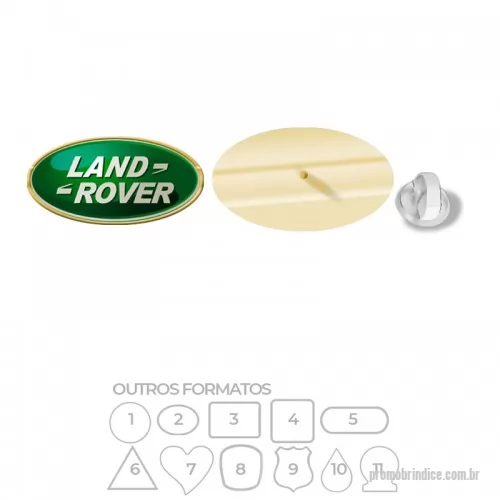 Pin personalizado - Pin metálico com banho de ouro (dourado).  Impressão digital em etiqueta resinada.  Fixação por pino e borboleta de silicone