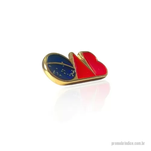 Pin personalizado - O Pin Personalizado de Metal é ideal para Brindes Corporativos. Irá tornar a sua marca exclusiva e dar um toque de sofisticação ao seu negócio.  Material: metal Tamanho: 10 a 30mm Gravação: personalizada. solicite um orçamento informando o tamanho do pin, a quantidade e qual a cor do banho desejado dentre as opções: Ouro - Grafite - Prata - Cobre