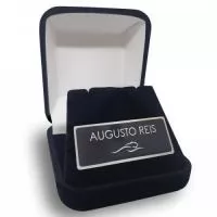 Pin crachá em aço escovado, com logo e dados variáveis, gravação em alto relevo com pintura automotiva, fecho ímã duplo.  **Embalagem não inclusa
