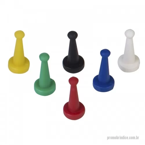 Pino para jogo personalizado - Pinos coloridos, Cores disponíveis: verde, vermelho, azul, amarelo, preto e branco