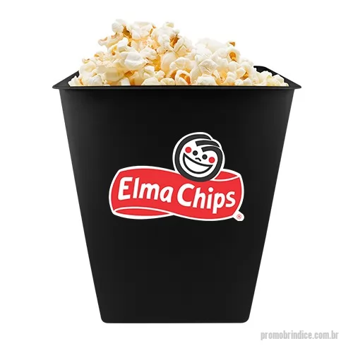 Pipoqueira personalizada - Pipoqueira Retangular Retro 2,6l, com design pratico e moderno. Fabricado em Plástico Premium (PP) resistente, atóxico, cores vivas e acabamento impecável. Ideal para eventos, escolas e indústrias de bebidas e alimentos.