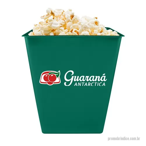 Pipoqueira personalizada - Pipoqueira Retangular Retro 2,6l, com design pratico e moderno. Fabricado em Plástico Premium (PP) resistente, atóxico, cores vivas e acabamento impecável. Ideal para eventos, escolas e indústrias de bebidas e alimentos.