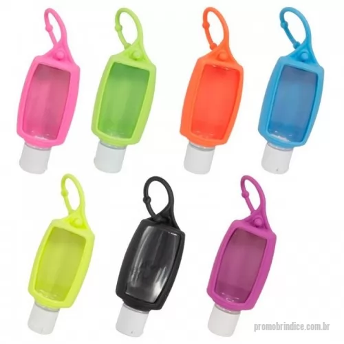 Porta álcool gel para bolsa personalizada - Porta alcool gel chaveiro