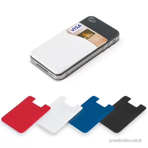 Porta cartão de crédito personalizada - Porta cartão para celular em PVC