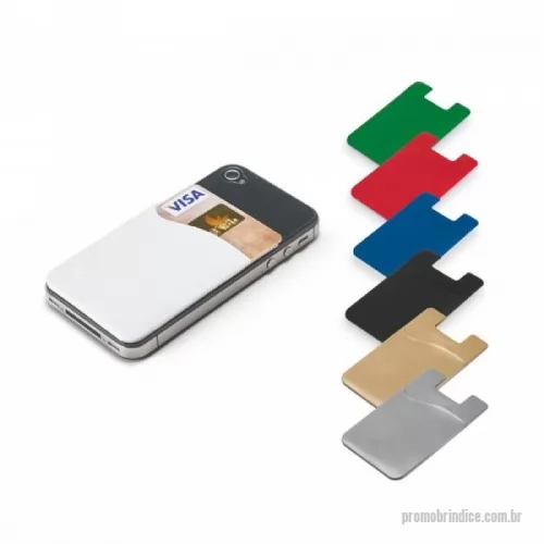 Porta cartão personalizada - Porta cartão para celular em PVC