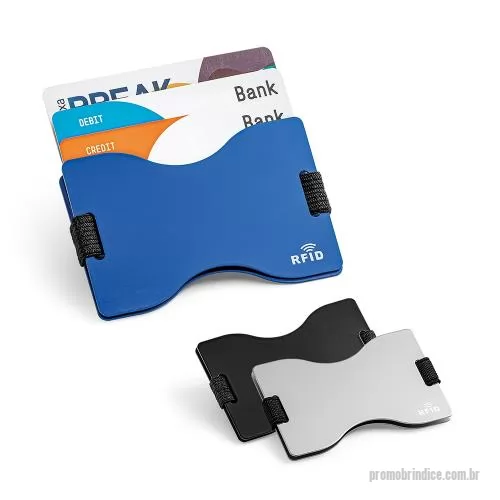 Porta cartão personalizada - Porta Cartão em Alumínio Personalizado