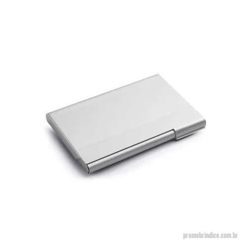 Porta cartão personalizada - Porta Cartão de Visita em Alumínio Personalizado