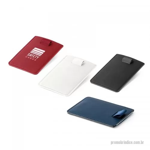 Porta cartão personalizada - Porta Cartãos Com Bloqueio RFID Personalizado
