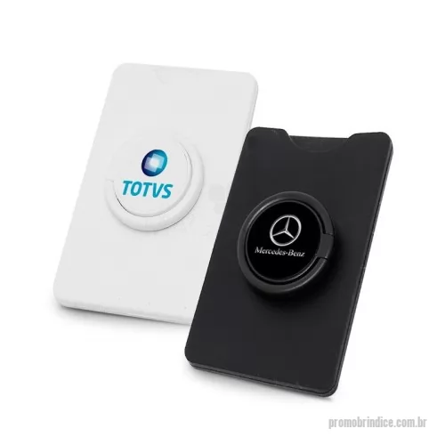 Porta cartão personalizada - Porta Cartões de Silicone para Celular com Suporte Personalizado