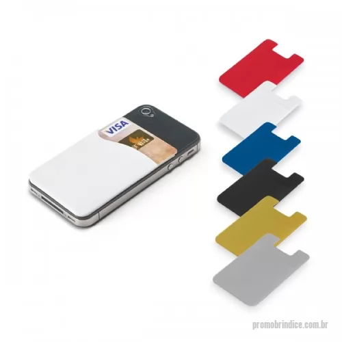 Porta cartões para smartphone personalizada - Porta cartões para smartphone