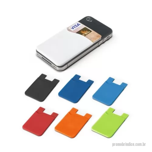 Porta celular personalizada - Porta Cartco Silicone para Celular