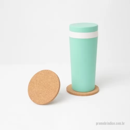 Porta copo ecológico personalizada - Porta copos em cortiça
