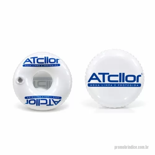 Porta copo personalizada - PORTA COPO INFLÁVEL PERSONALIZADO - 20CM