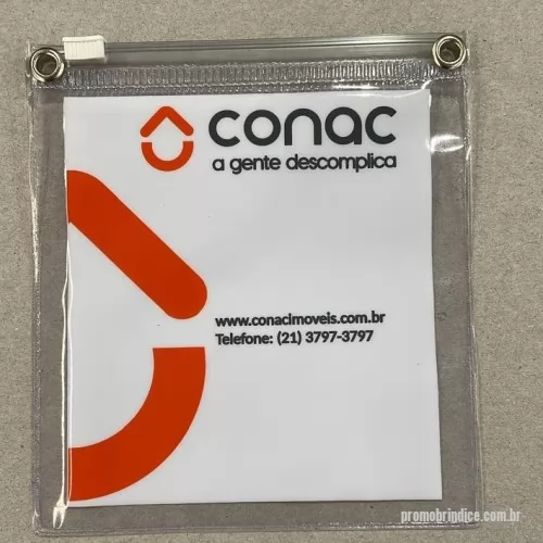Porta crachá personalizada - pvc