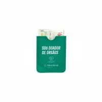 Porta-documento personalizado - PVC KAMURÇA - Medida: 7,5x9,5