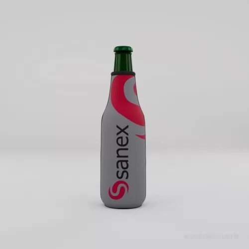 Porta garrafa de neoprene personalizada - Porta Garrafa de Cerveja 600ml em Neoprene personalizado é um brinde simples e eficiente, muito requisitado pela sua praticidade e ótimo custo/benefício. É confeccionado em neoprene de 3mm, um material de alta qualidade, protege a garrafa contra pequenos danos e devido a propriedade térmica do neoprene, mantém a temperatura da bebida por curtos períodos de tempo.