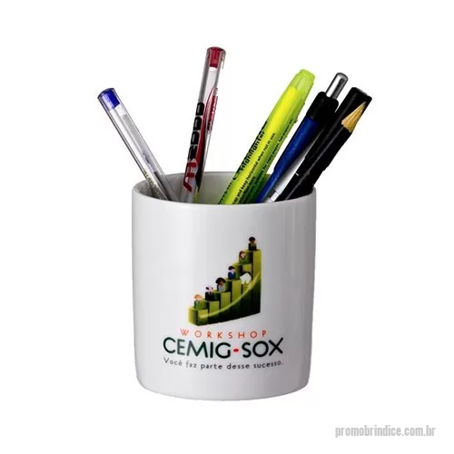 Porta lápis e caneta personalizada - Porta Lapis Reto