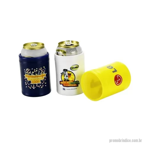 Porta lata personalizada - Porta Lata de Cerveja para Brinde. É o brinde personalizado ideal para manter a temperatura da sua latinha gelada por mais tempo.