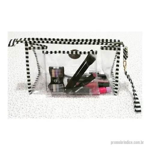 Porta maquiagem personalizada - Porta maquiagem em pvc cristal personalizada, fabricamos modelos exclusivos sob medida com sua logo. Produzimos de vários formato e cores de sua preferência. 