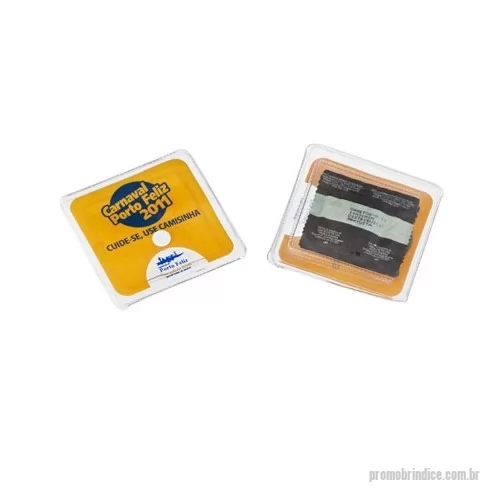 Porta preservativo personalizada - Porta Preservativo Personalizado, Cor TRANSPARENTE, Materia Prima PVC