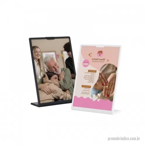 Porta retrato personalizada - Porta retrato Personalizada 06252 com sua logomarca. 20 anos ajudando a cotar Brindes Promocionais com várias empresas num único clique.  Expositor porta retrato A6 feito em poliestireno com placa acrílica.  Altura :  15,4 cm  Largura :  11,3 cm  Profundidade :  4,8 cm  Medidas aproximadas para gravação (CxL):  14,8 cm x 10,5 cm  Peso aproximado (g):  73 Expositor porta retrato A6 feito em poliestireno com placa acrílica.  Altura :  15,4 cm  Largura :  11,3 cm  Profundidade :  4,8 cm  Medidas aproximadas para gravação (CxL):  14,8 cm x 10,5 cm  Peso aproximado (g):  73Porta retrato Personalizada, 153949, Asa Brindes. Clique e Cote no Portal PromoBríndice!