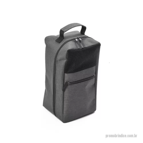 Porta tênis ou chuteira personalizada - Porta Tênis em tecido poliéster com bolso frontal e alça de mão.