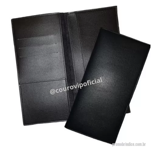 Porta voucher personalizada - PORTA VOUCHER COURO PERSONALIZADO PP286