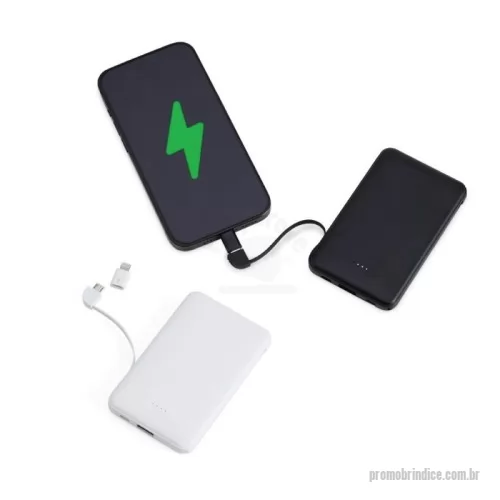 Power bank personalizado - Power Bank Plástico 5.000mAh Personalizado