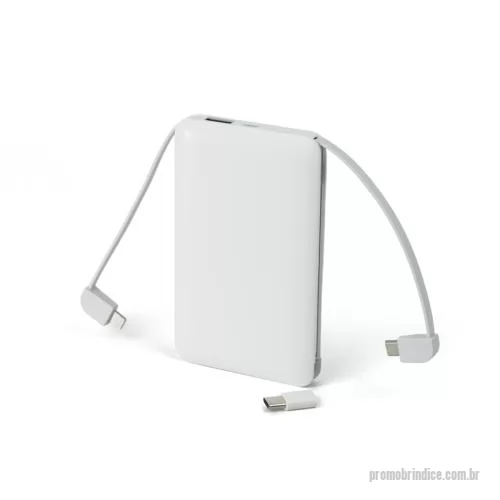 Power bank personalizado - Carregador Power Bank 5000mAh Personalizado