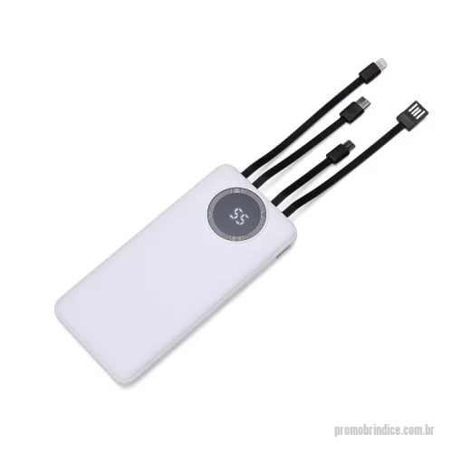 Power bank personalizado - Carregador Portátil Power Bank 10000mAh Personalizado