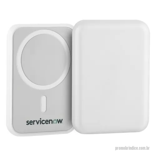 Power bank personalizado - Carregador por indução 10.000 mAh (NÃO INCLUSO CABO DE CARREGAMENTO).