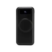 Carregador portátil com capacidade para até 10.000mAh. Conta com display digital que indica o percentual de bateria do próprio carregador, área para carregamento de dispositivos compatíveis com tecnologia de indução e quatro cabos com saídas micro-USB, USB-C, Lightning e USB-A. Dispõe ainda de entradas micro-USB e USB-C exclusivas para a recarga do próprio carregador.  Largura: 6,9 cm Comprimento: 14,8 cm Espessura: 2,2 cm Medidas aproximadas para gravação: (CxL): 3,5 cm x 5 cm