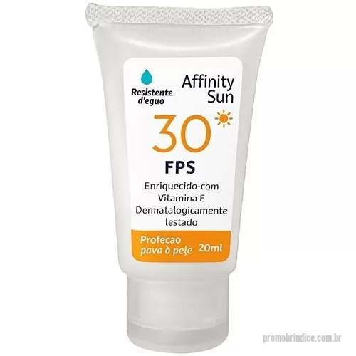 Protetor solar personalizado - Protetor Solar FPS 30 Bisnaga de 20 ml