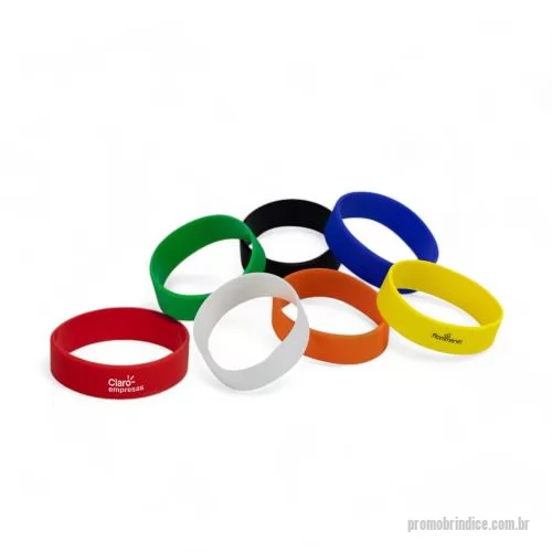 Pulseira de identificação personalizada - Pulseira de Silicone Personalizada