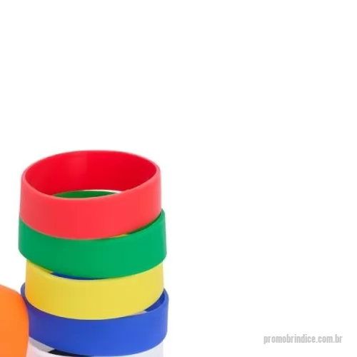 Pulseira personalizada - Ideal para eventos e campanhas promocionais, a pulseira de silicone é flexível e leve, ajustando-se facilmente a qualquer tamanho de punho. Impermeável e resistente ao desgaste, ela é uma escolha eficaz para deixar uma impressão duradoura.