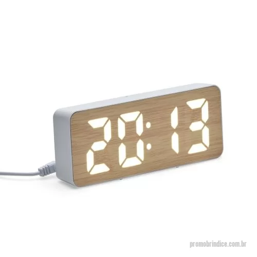 Relógio de pulso personalizado - Relógio de Mesa Digital Personalizado