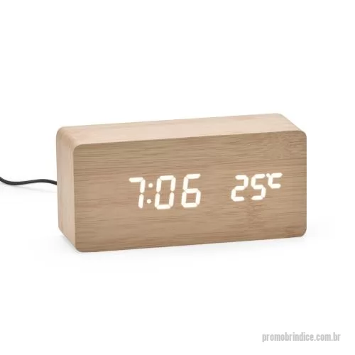 Relógio de pulso personalizado - Relógio de Mesa Digital Personalizado