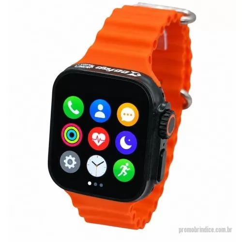 Relógio de pulso personalizado - Smartwatch, Relógio Inteligente para Homens e Mulheres, Tela Touch, Modos Esportivos, Chamadas Bluetooth, Assistente de Voz, Compatível com iOS/Android, gravação a laser