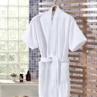 Roupão felpudo modelo Kimono