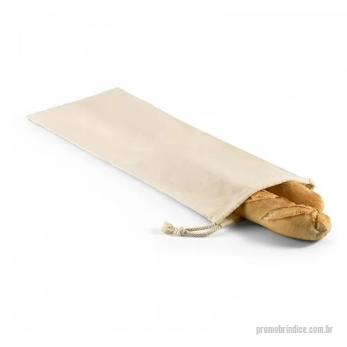 Saco para pão personalizado - Sacola Ecológica 100% algodão Personalizada