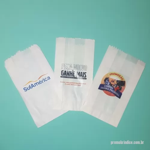 Saco para pipoca personalizado - Saquinho de Papel para pipoca, hamburguer, lanche. Diversas medidas. Pode ser personalizado até 4 cores. 