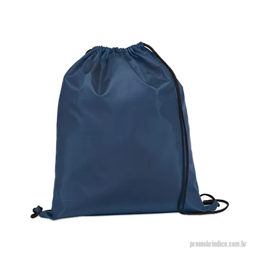 Saco personalizado - Saco Mochila Personalizada, MEDIDAS 350 x 410 mm, MATERIAL NYLON, CORES PRETO, AZUL, VERMELHO, VERDE E AZUL CLARO