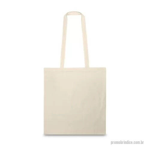 Sacola de Algodão personalizada - Sacola 100% algodão (100 g/m²) com alças de 75 cm. 370 x 410 mm