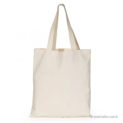 Sacola de Algodão personalizada - Sacola de Algodão com altura de 37,5cm e largura de 30,5cm. Possui alças de 29cm com costura invertida. Um produto excelente para divulgar a sua Marca  em eventos.